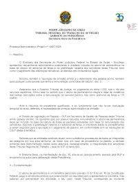 abono perman trt presidencia decisao