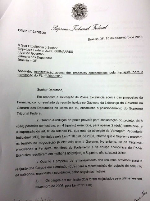 1aaOfício do STF ao líder do Governo na Câmara