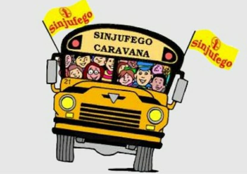 ÔNIBUS DA CARAVANA SINJUFEGO